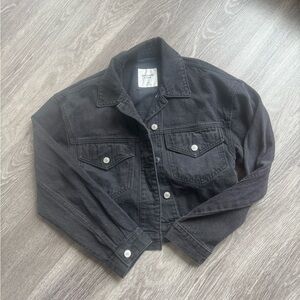 Abercrombie and Fitch Black Denim Jacket